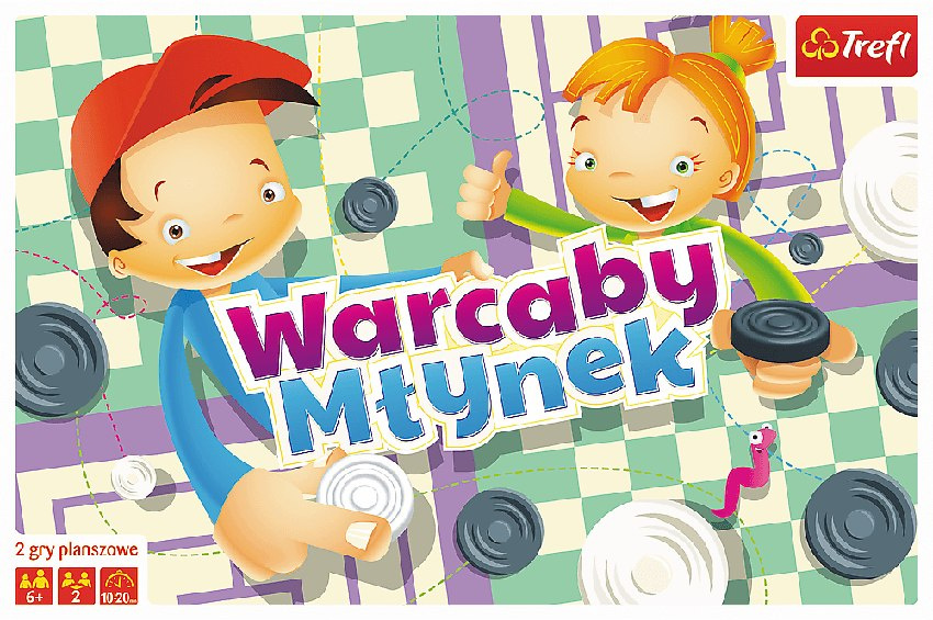 Gra dla dzieci Warcaby Trefl Gra dla dzieci Warcaby Trefl