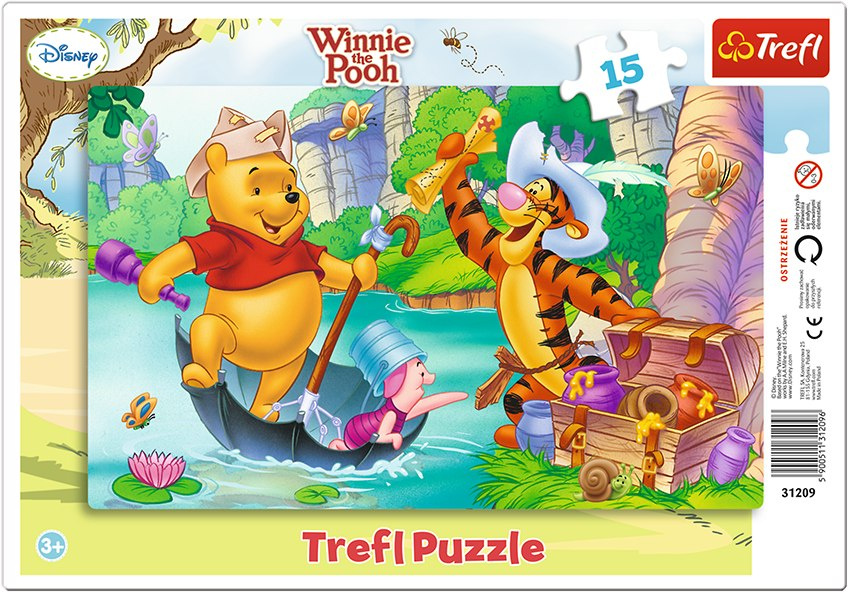 Puzzle Kubuś i przyjaciele - wyprawa po miód Puzzle Kubuś i przyjaciele - wyprawa po miód
