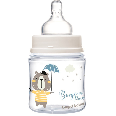 Canpol babies butelka szeroka antykolkowa 120ml PP EasyStart BONJOUR PARIS Canpol babies butelka szeroka antykolkowa 120ml PP EasyStart BONJOUR PARIS