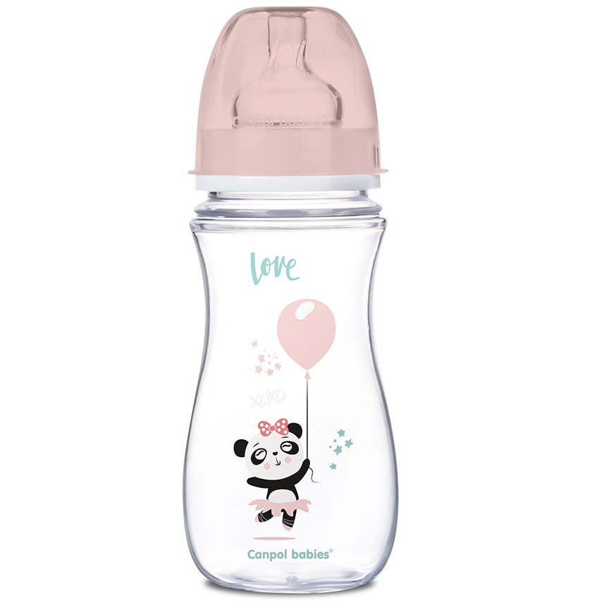 Canpol babies butelka szeroka antykolkowa 300ml PP EasyStart EXOTIC ANIMALS Canpol babies butelka szeroka antykolkowa 300ml PP EasyStart EXOTIC ANIMALS
