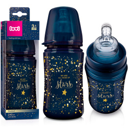 Butelka antykolkowa Lovi Stardust 240ml - Butelka dla niemowlaka 3m+
