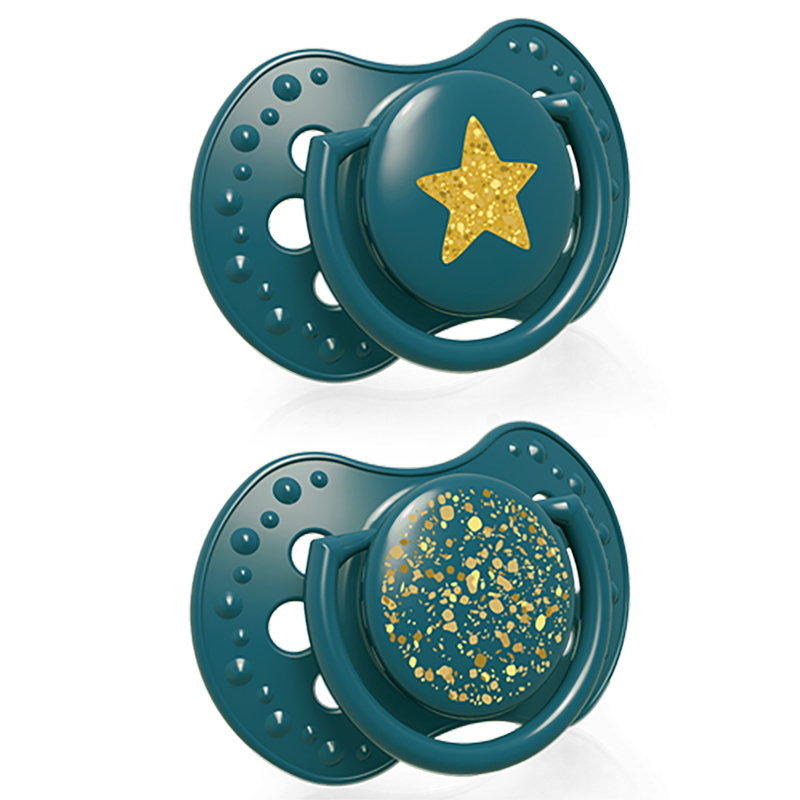 Smoczek uspokajający dla dziecka LOVI 0-3 m Stardust Green 2 szt. Smoczek uspokajający dla dziecka LOVI 0-3 m Stardust Green 2 szt.