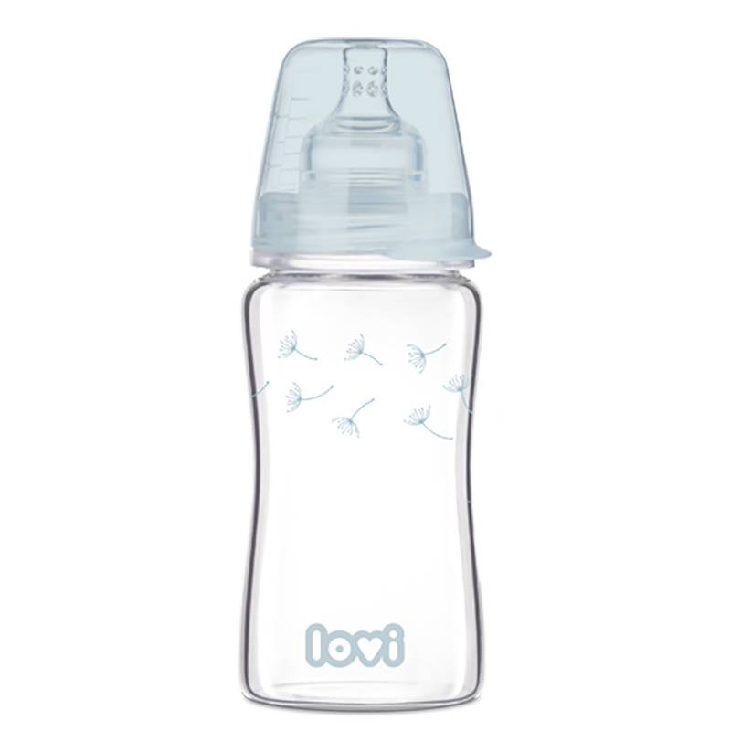 LOVI BUTELKA SZKLANA DIAMOND GLASS 250ML 3m+ LOVI BUTELKA SZKLANA DIAMOND GLASS 250ML 3m+