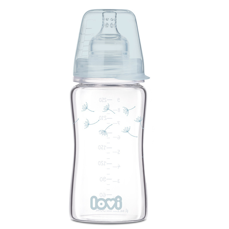 LOVI BUTELKA SZKLANA DIAMOND GLASS 250ML 3m+ LOVI BUTELKA SZKLANA DIAMOND GLASS 250ML 3m+