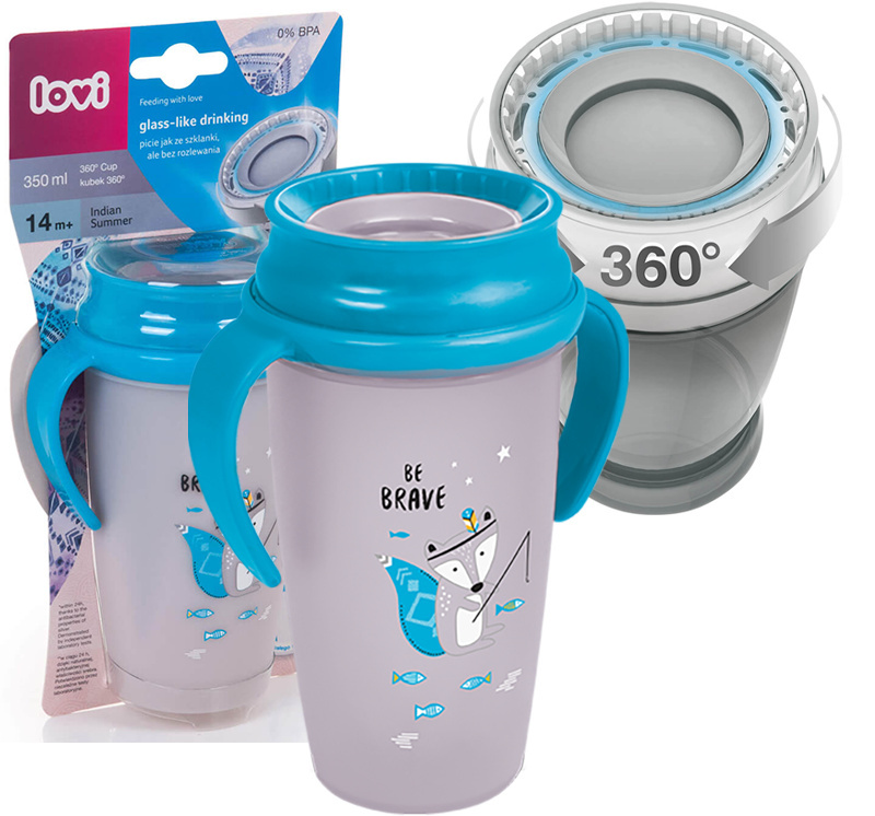 LOVI kubek niekapek 360' ACTIVE 350 ml 14M+ INDIAN SUMMER BOY LOVI kubek niekapek 360' ACTIVE 350 ml 14M+ INDIAN SUMMER BOY