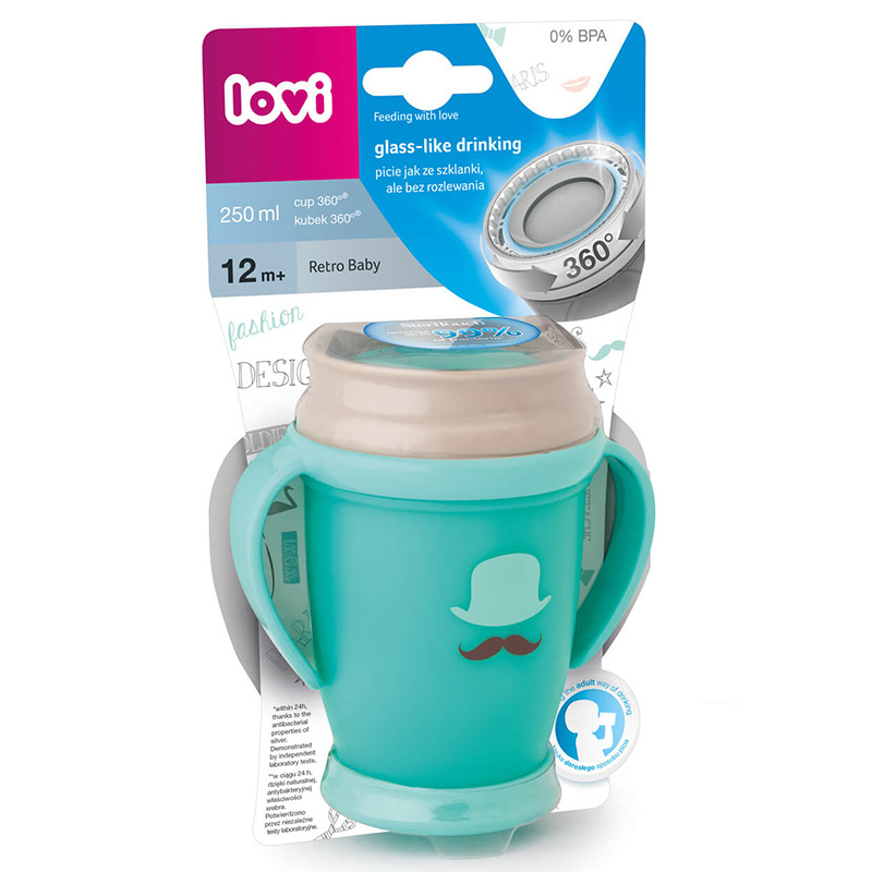 LOVI kubek niekapek 360' JUNIOR 250 ml 12M+ INDIAN SUMMER BOY LOVI kubek niekapek 360' JUNIOR 250 ml 12M+ INDIAN SUMMER BOY