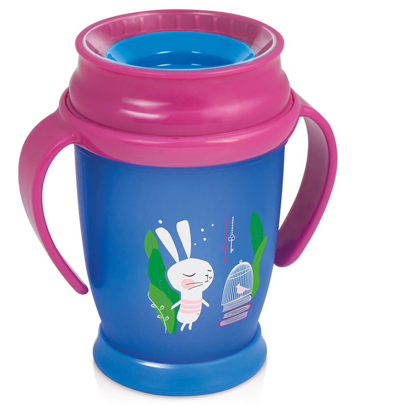 LOVI kubek niekapek 360 mini 250 ml 12M+ FOLLOW THE RABBIT GIRL LOVI kubek niekapek 360 mini 250 ml 12M+ FOLLOW THE RABBIT GIRL
