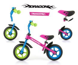Rowerek biegowy DRAGON - biegówka dla dzieci 10" - pomoc w nauce jazdy na rowerze